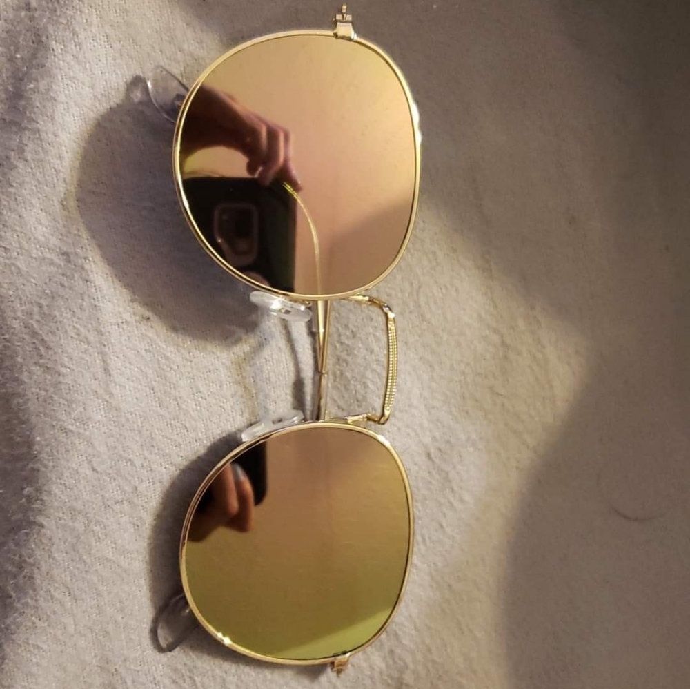 Abella Rose Gold Sun Glasses Brand New